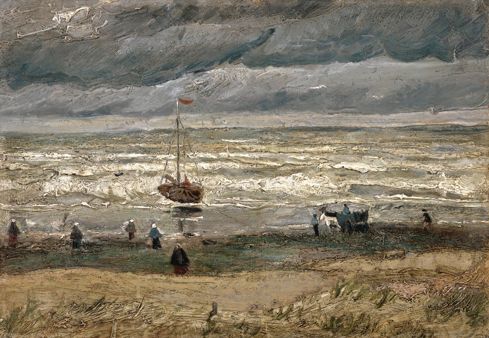 Along the Beach